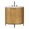 James Martin Vanities Bellamy 36in Single Vanity, Rustic Oak w/ Carrara Marble Top D300-V36-RSO-CAR - alternate 1
